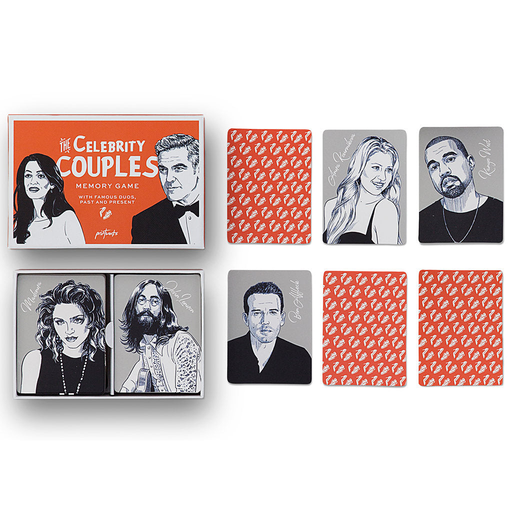 Muistipeli Celebrity Couples - Printworks - Bonmarks.fi